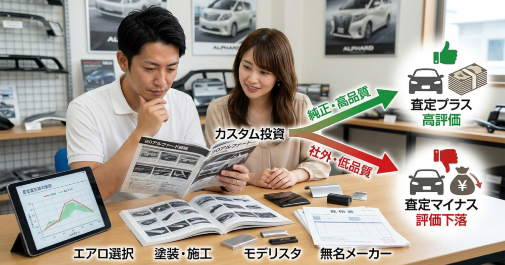 20アルファード前期のカスタム投資で損をしない判断軸