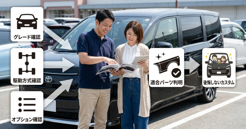 80系ヴォクシー後期型のカスタムで後悔しないために、最初に整理しておくべき3つの判断軸