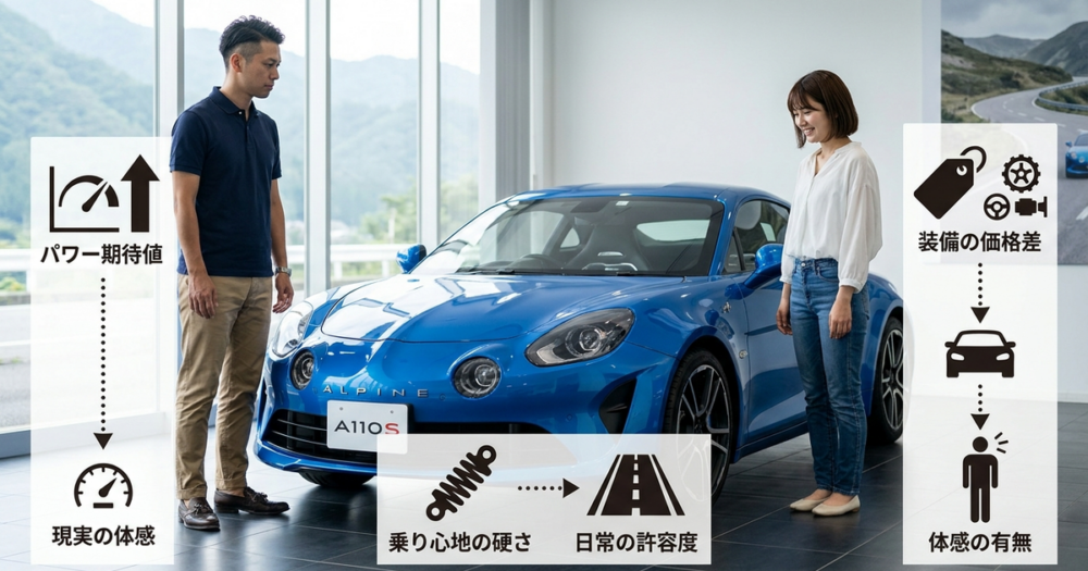 Alpine A110Sを選ぶ人が後悔しやすい3つの誤解