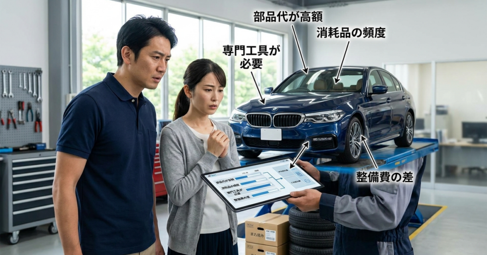 BMW中古車の維持費が想定より高くつく理由を洗い出しておく
