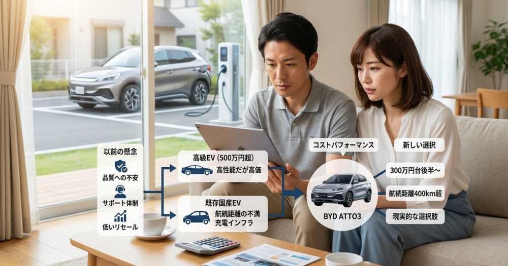 BYD ATTO3が今あなたの選択肢に入ってきた理由