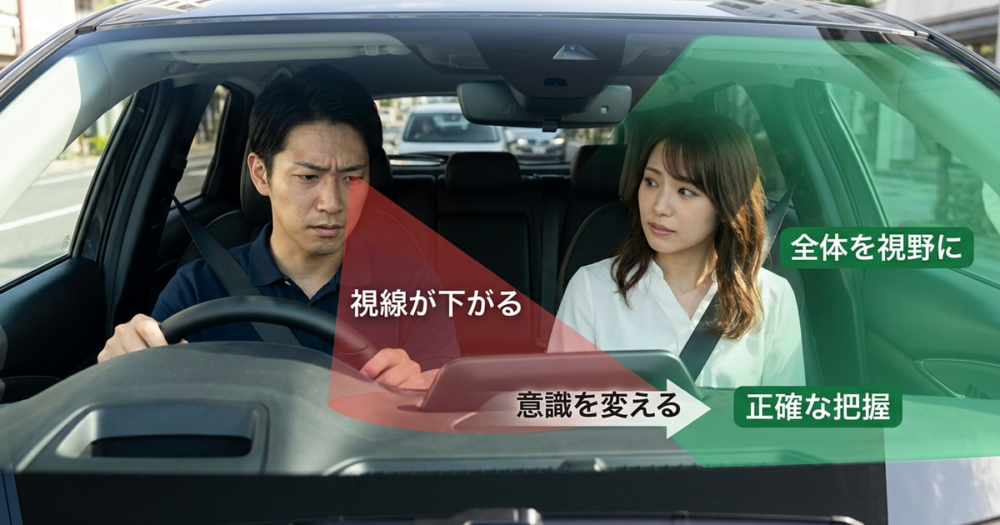 CX-30が運転しにくいと感じる人に共通している視界の使い方