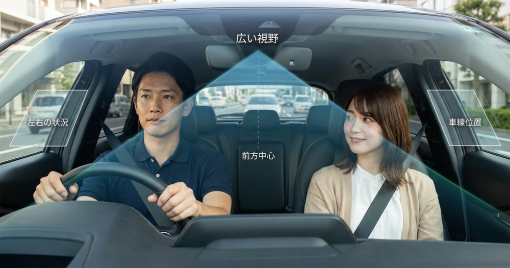 CX-30で運転しにくいと感じなくなる視界の取り方に変えていく