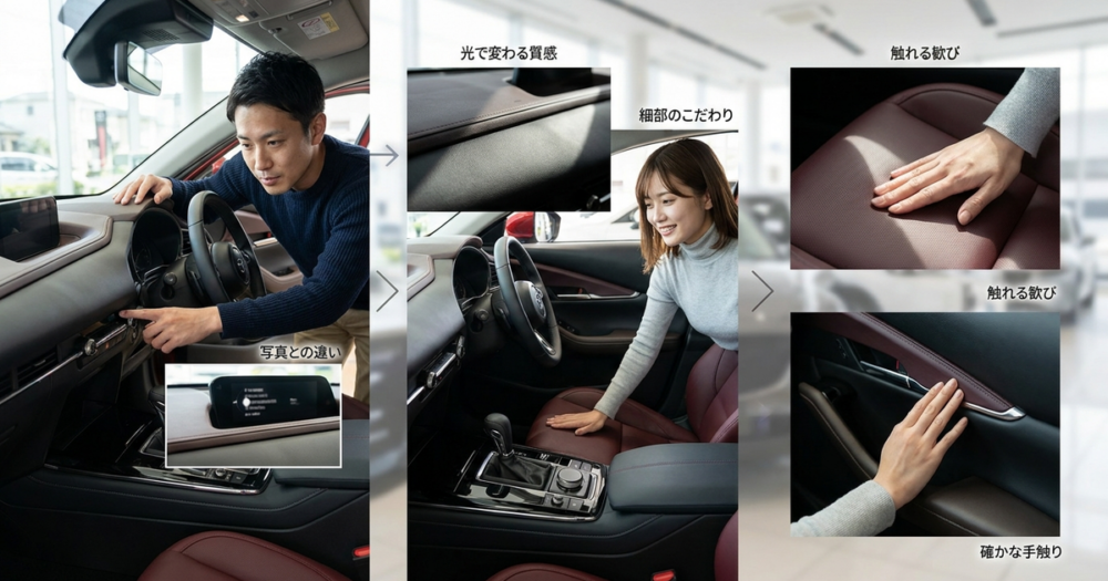 CX-30の内装を実車で確かめるべき3つの理由
