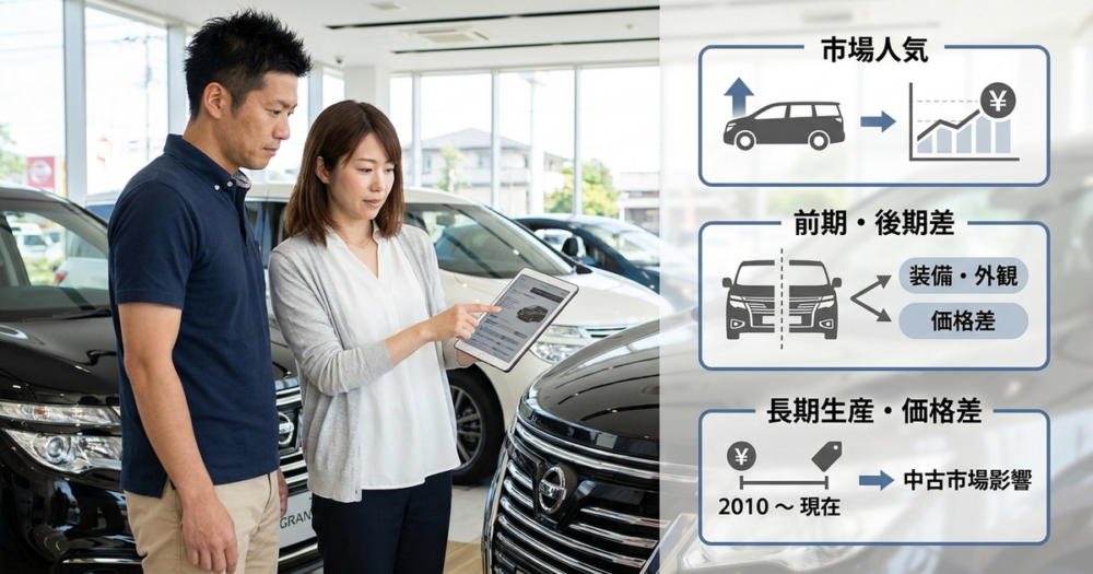 E52エルグランドで失敗しないために最初に確認しておくべき3つの前提