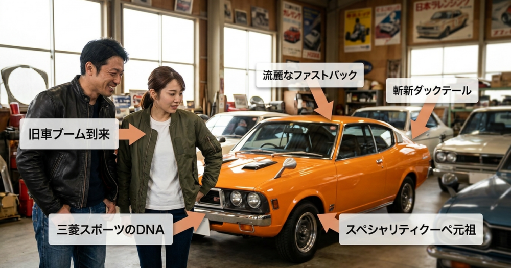 GTOのギャランが今また注目を集めている背景とは