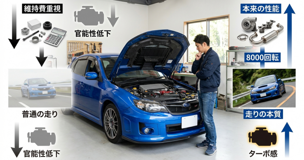 GVBインプレッサは維持費の安さで選ぶと走りの本質を見失ってしまう
