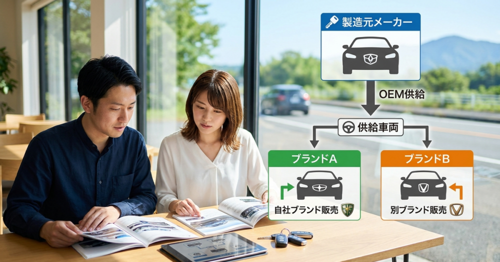 OEM車の仕組み—なぜ同じ車が違うブランドで売られているのか