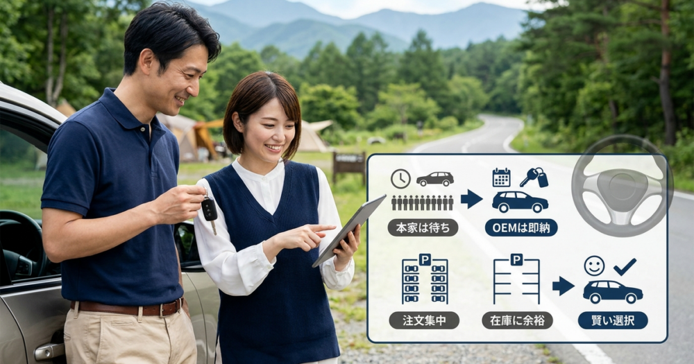 OEM車を買うと得られる3つのメリット