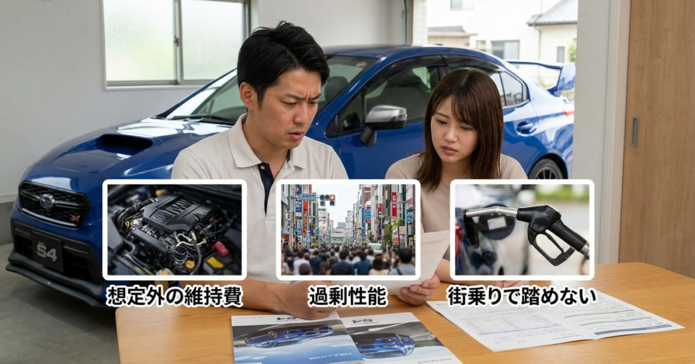 WRX S4を買って後悔している人の大半が、納車前に気づかなかった3つの前提