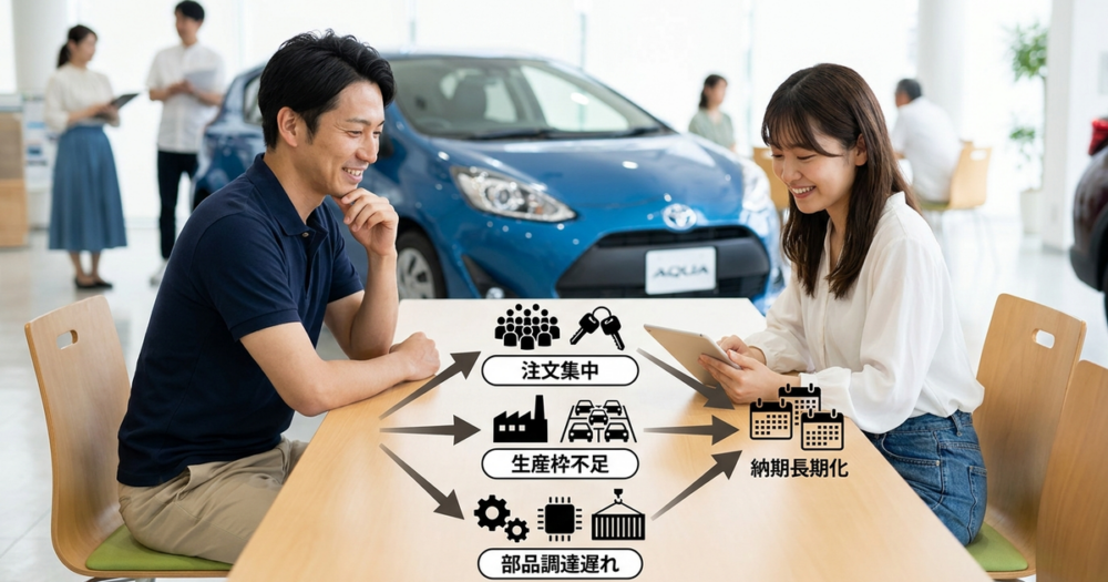 アクアの納期が長引く理由を整理しておく