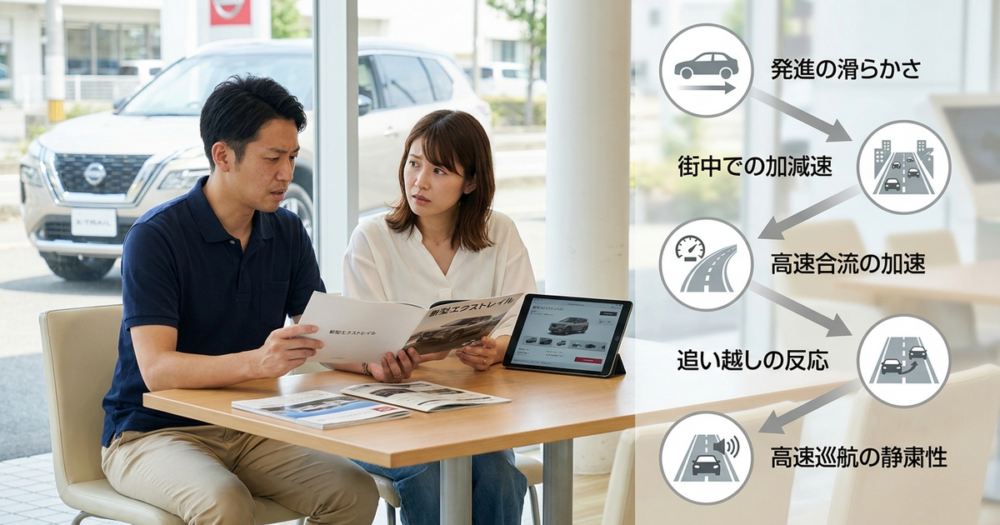 エクストレイル新型の「ひどい」評価を避けるために試乗で確認すべき5つの動作