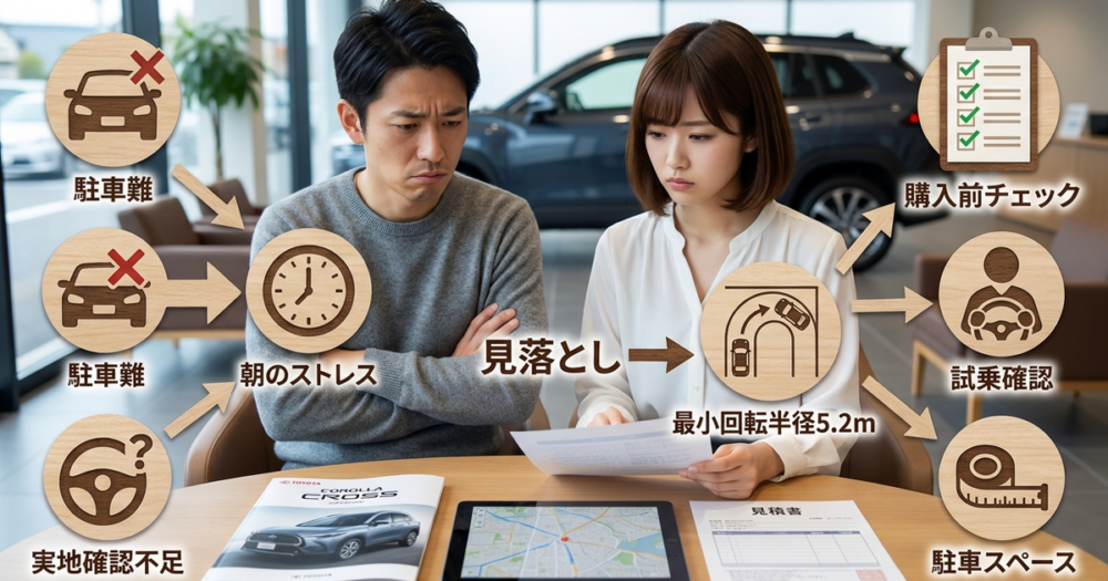 カローラクロスで後悔が集中する3つの場面と、見落とされる購入前チェック項目