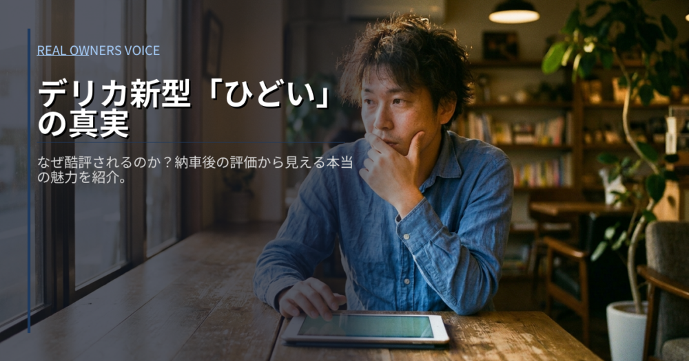 デリカ新型ひどいの解説イメージ