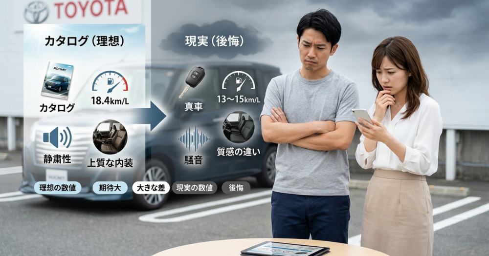 購入後に気づく「カタログと実際の差」が後悔を生んでいる