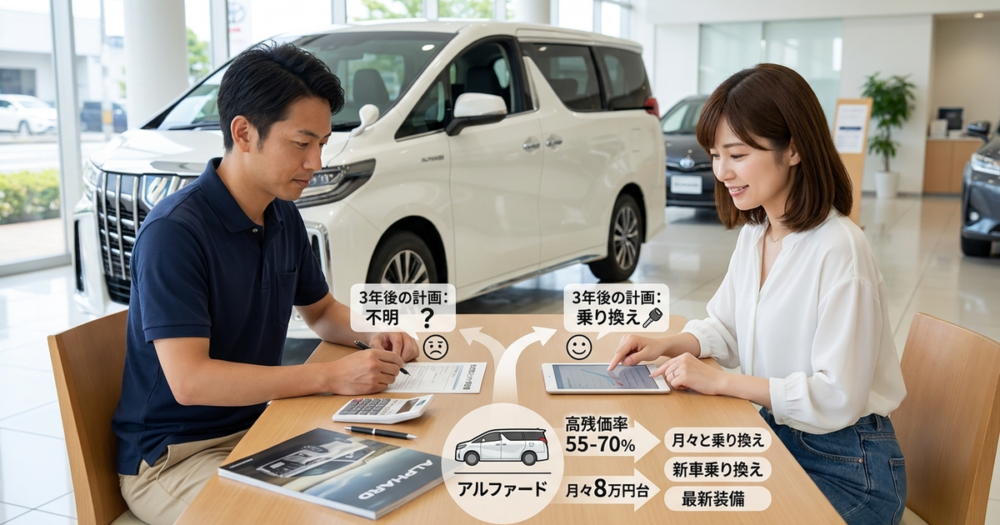 残クレでアルファードを買うとき、損か得かを分ける唯一の判断軸