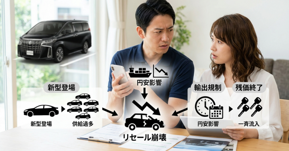 アルファードのリセール崩壊を引き起こした3つの市場変化