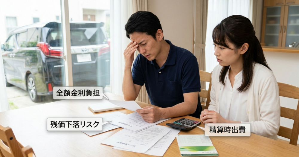 アルファードの残クレ地獄に陥る人が見落としていた契約の3大盲点