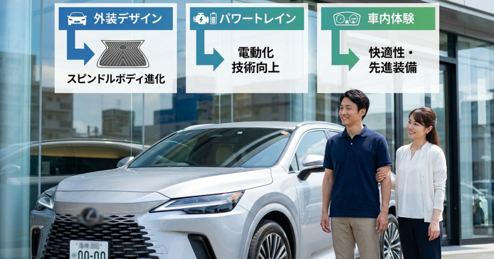 2026年マイナーチェンジで新型レクサスNXは何が変わるのか