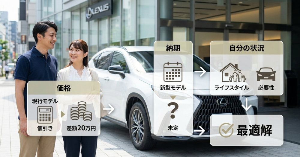 新型レクサスNXの購入タイミングを見極める3つの判断軸