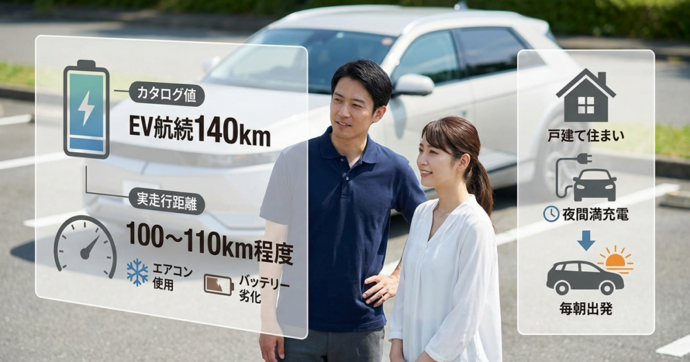 日常のEV走行140kmが現実的に使える条件とは