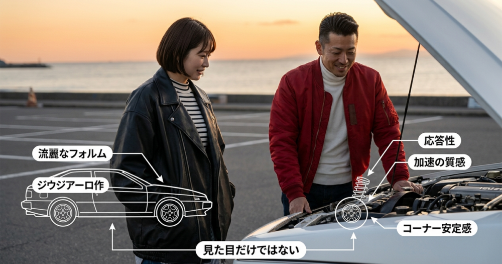 いすゞ ピアッツアが「デザイン車」で終わっていない理由