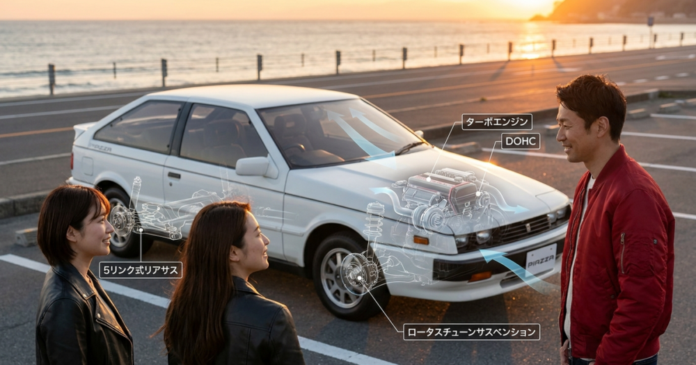 ピアッツアの走りを支えた技術的背景を整理しておく