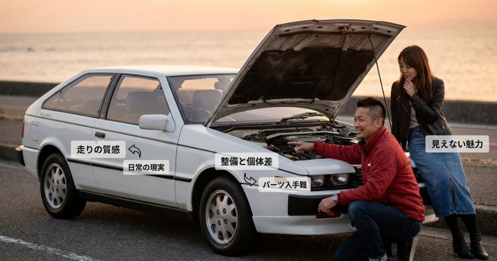いすゞ ピアッツアを実際に所有して初めてわかること