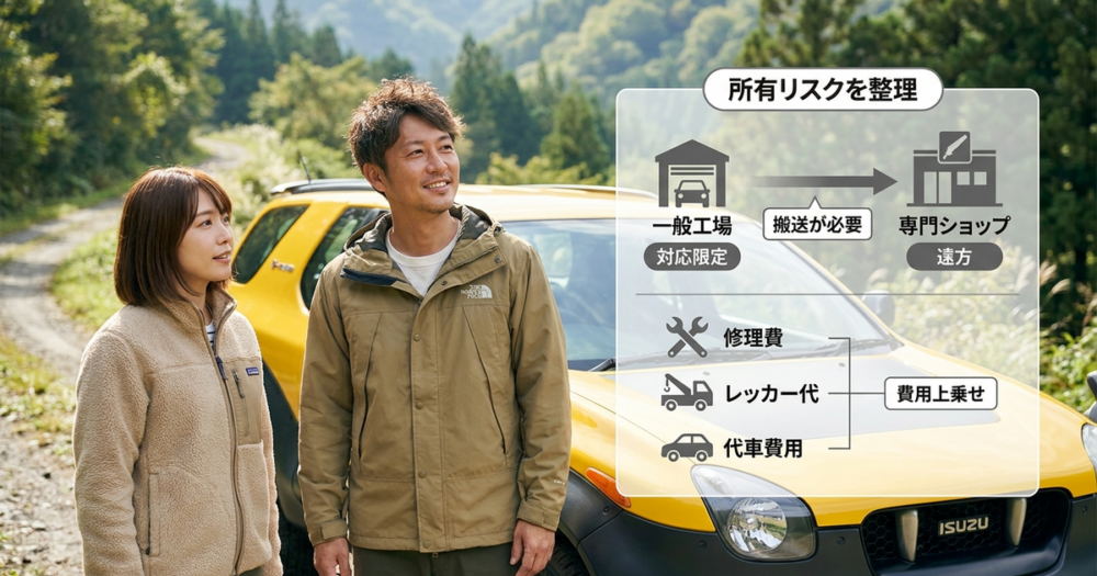 いすゞビークロスを選ぶ前に所有リスクを整理しておく