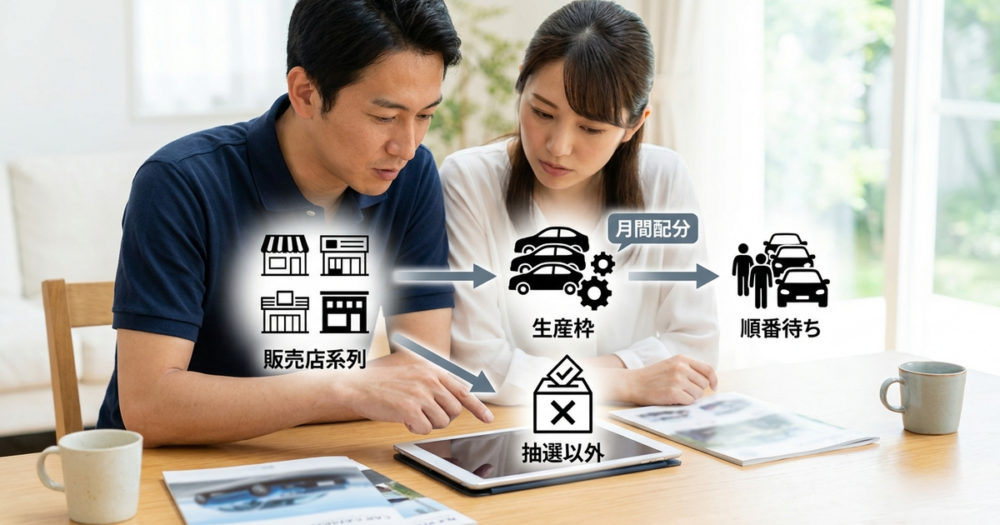 ヴェルファイアの納期を左右している「抽選以外の枠配分」を知っておく
