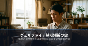 ヴェルファイア納期の解説イメージ