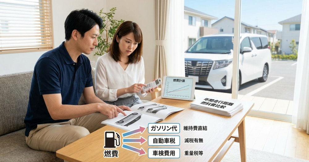 ヴェルファイアの燃費が維持費に直結する仕組みを整理しておく