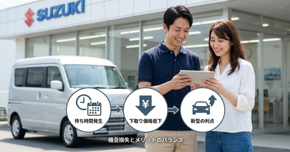 エブリイワゴン2026年フルモデルチェンジ待ちで失う損失を計算してみる