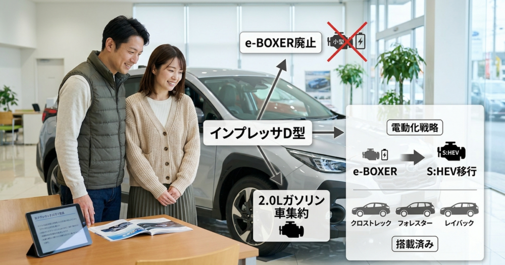 e-BOXER廃止でガソリン車に集約された背景
