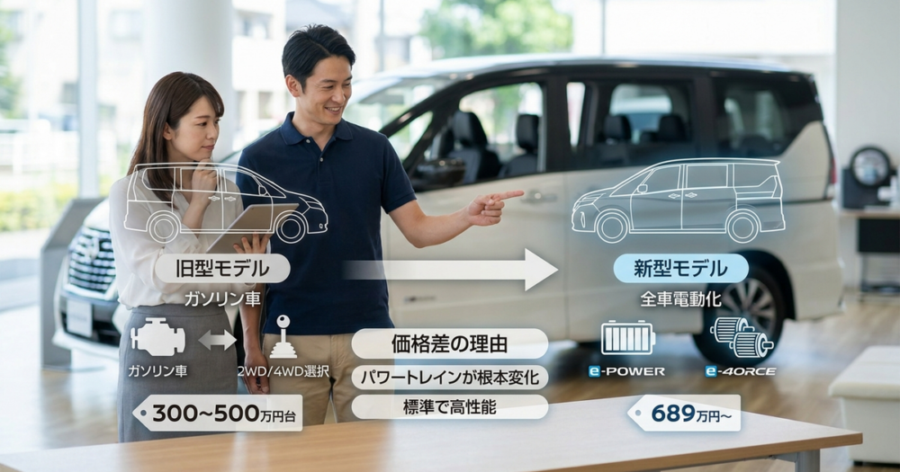 新型エルグランドの価格は旧型と何が違うのか